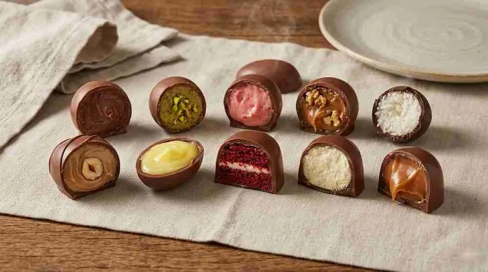 Recheios para chocolates artesanais